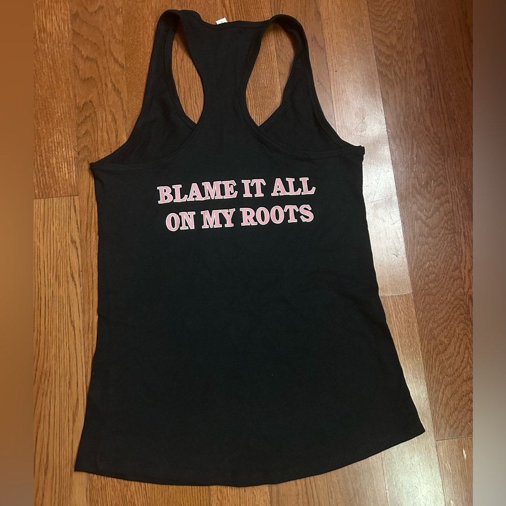 Garth Brooks black racer back style tank. Size medium - Picture 6 of 7